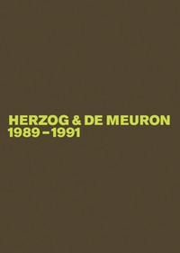 Produktbild: Herzog & de Meuron 1989-1991