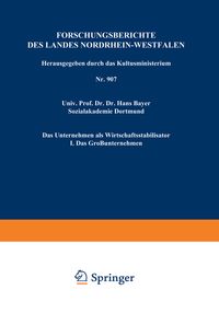 Produktbild: Das Unternehmen als Wirtschaftsstabilisator
