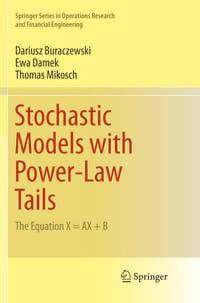Produktbild: Stochastic Models with Power-Law Tails