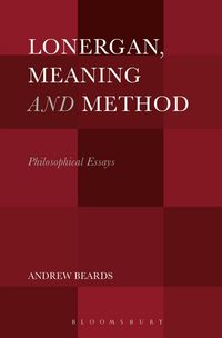 Produktbild: Lonergan, Meaning and Method