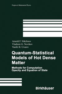 Produktbild: Quantum-Statistical Models of Hot Dense Matter
