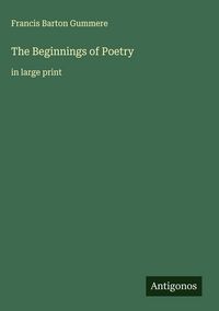 Produktbild: The Beginnings of Poetry