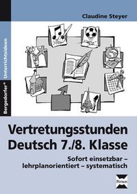 Produktbild: Vertretungsstunden Deutsch 7./8. Klasse