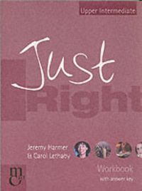 Produktbild: Just Right Upper-intermediate Workbook with Key