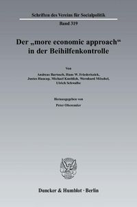 Produktbild: Der "more economic approach" in der Beihilfenkontrolle.