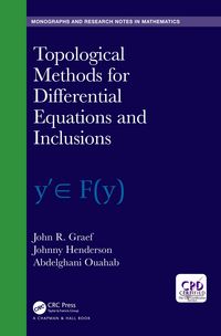 Produktbild: Topological Methods for Differential Equations and Inclusions
