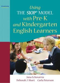 Produktbild: Using THE SIOP MODEL with Pre-K and Kindergarten English Learners