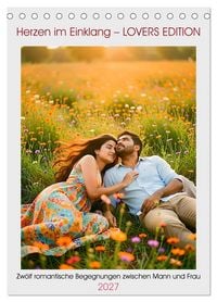 Produktbild: Herzen im Einklang &ndash; LOVERS EDITION (Tischkalender 2027 DIN A5 hoch), CALVENDO Monatskalender