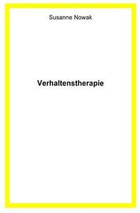 Produktbild: Verhaltenstherapie
