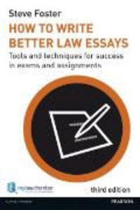 Produktbild: How to Write Better Law Essays:Tools and Techniques for Success in Exams and Assignments