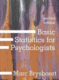 Produktbild: Basic Statistics for Psychologists