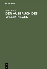 Produktbild: Der Ausbruch des Weltkrieges