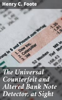Produktbild: The Universal Counterfeit and Altered Bank Note Detector, at Sight