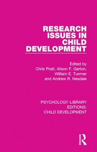 Produktbild: Research Issues in Child Development