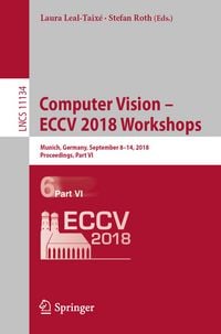 Produktbild: Computer Vision &ndash; ECCV 2018 Workshops
