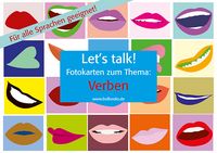 Produktbild: Let's Talk! Fotokarten "Verben" - Let's Talk! Flashcards "Verbs"