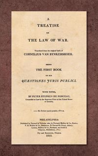 Produktbild: A Treatise on the Law of War