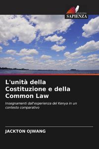 Produktbild: L'unit&agrave; della Costituzione e della Common Law