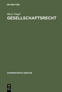 Produktbild: Gesellschaftsrecht