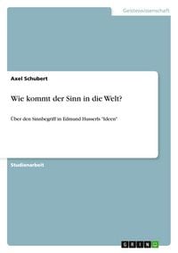 Produktbild: Wie kommt der Sinn in die Welt?