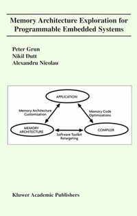 Produktbild: Memory Architecture Exploration for Programmable Embedded Systems