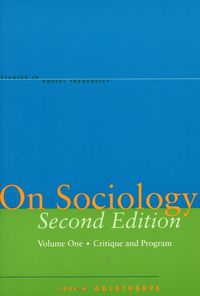 Produktbild: On Sociology Second Edition Volume One