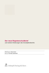 Produktbild: Der neue Registerschuldbrief