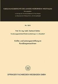 Produktbild: Kr&auml;fte- und Leistungsermittlung an Rundbiegemaschinen