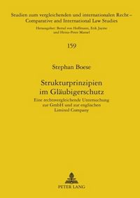 Produktbild: Strukturprinzipien im Glaeubigerschutz