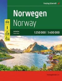 Produktbild: Freytag & berndt Autoatlas Norwegen 1:250.000