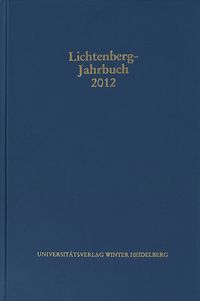 Produktbild: Lichtenberg-Jahrbuch 2012