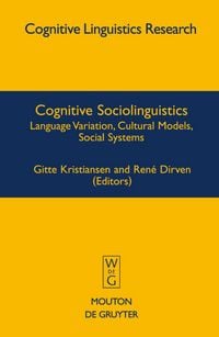 Produktbild: Cognitive Sociolinguistics