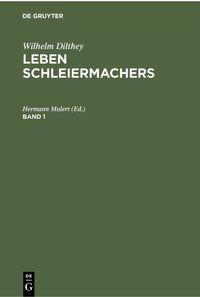Produktbild: Leben Schleiermachers. Band 1
