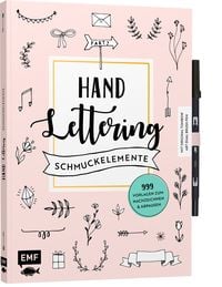 Produktbild: Handlettering-Schmuckelemente - 999 Vorlagen zum Nachzeichnen und Abpausen