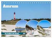 Produktbild: Amrum - Das Paradies in der Nordsee (Tischkalender 2026 DIN A5 quer), CALVENDO Monatskalender
