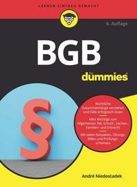 Produktbild: BGB f&uuml;r Dummies