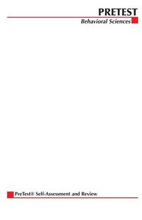 Produktbild: Behavioral Sciences: Pretest Self-Assessment and Review