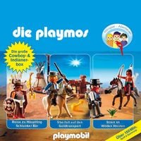 Produktbild: Die Playmos - Das Original Playmobil Hörspiel, Die große Cowboy- und Indianer-Box, Folgen 21, 32, 35