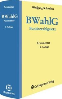 Produktbild: BWahlG - Bundeswahlgesetz