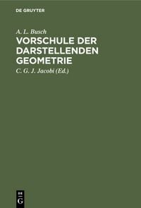Produktbild: Vorschule der darstellenden Geometrie