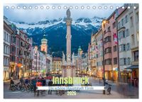 Produktbild: Innsbruck - Die sch&ouml;ne Hauptstadt Tirols (Tischkalender 2026 DIN A5 quer), CALVENDO Monatskalender