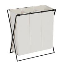 Produktbild: W&auml;schesammler Mod. Trio XL Beige, mit drei F&auml;chern