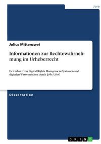 Produktbild: Informationen zur Rechtewahrnehmung im Urheberrecht