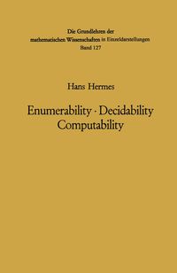 Produktbild: Enumerability &middot; Decidability Computability