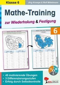 Produktbild: Mathe-Training zur Wiederholung und Festigung / Klasse 6