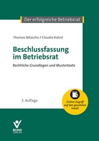 Produktbild: Beschlussfassung im Betriebsrat