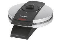 Produktbild: Cloer 1629 Herz-Waffeleisen mit manueller Temperatureinstellung Edelstahl, Schwarz