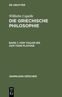 Produktbild: Von Thales bis zum Tode Platons