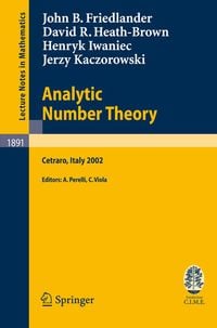 Produktbild: Analytic Number Theory