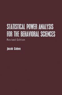 Produktbild: Statistical Power Analysis for the Behavioral Sciences